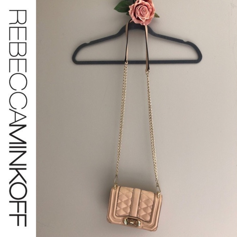 Rebecca Minkoff Mini Love Crossbody Bag - Nude
